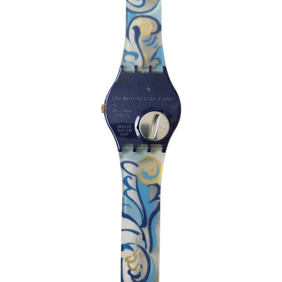 Vintage Swatch watch "Algrave" GN128 new in box with battery and paperwork - Picture 6 of 7